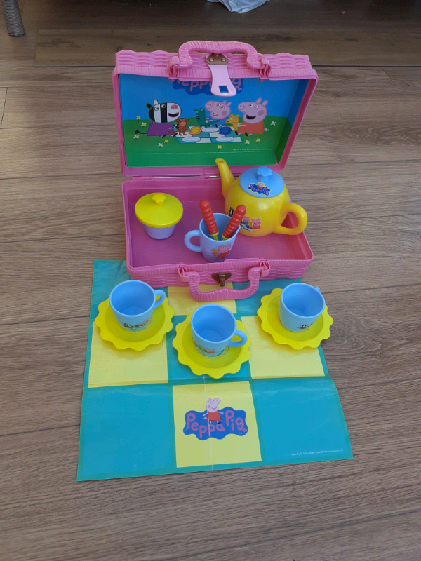 peppa pig picnic tea set